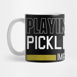 Playing Pickleball Improves Memory,Racquetbal Players Dink Mug